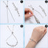 1 Box 12Pcs 9.84 Inch Adjustable Slider Bracelet Chain Slider Chain Bracelets Extender Chains with Rhinestone Brass Slider Bracelets Findings for ...