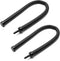 2Pcs Aquarium Flexible Rubber Wall Air Curtain Bubble Tube for Fish Tank Soft Rubber Tube Hose Oxygen Diffuser Tube 30cm/11.8" Length...