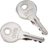DVPARTS Universal Keys CH751 Compatible with RV Campers, Storage Lockers, Boats, Display Cases, T-Handles, Side Boxes (2)...