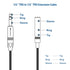 Cable Matters Braided 1/4 Inch Extension Cable 6 ft (1/4 TRS to 1/4 Inch Male to Female Cable)...