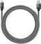 10ft Marbled Woven Lightning Cable - Black/White......