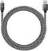 10ft Marbled Woven Lightning Cable - Black/White......