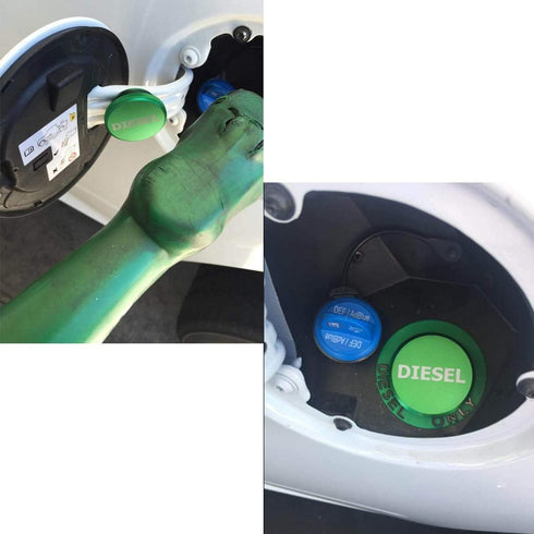 WHDZ Diesel Fuel Cap Ram - Billet Aluminum Def Cap Compatible with 2013-2018...