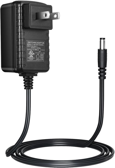 Security-01 AC to DC 12V 2A Power Supply Adapter,compatible with Security Camera/DVR/NVR/Led Strip Lights,UL Listed...