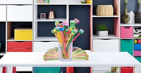 Golf Pencils with Erasers Bulk 23 PCS Personalized Number 2 Pencils 100th Day for Kids Mini Fat Triangle Pencils Fun Cute and Cool for Student Age...