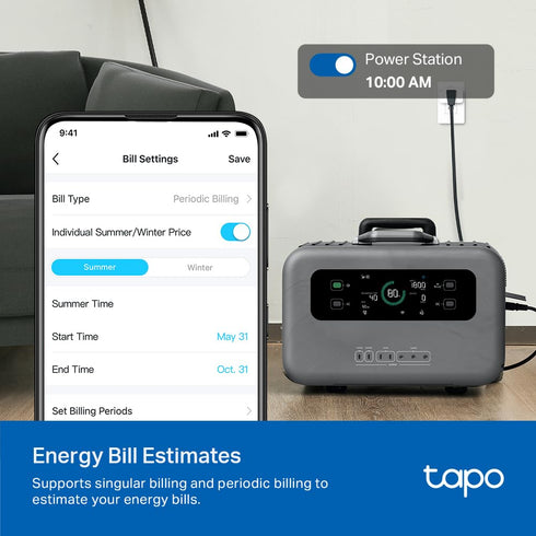 TP-Link Tapo Wi-Fi Smart Plug, ???????????? ????????????????????, Compatible with Alexa & Google Home & Samsung SmartThings, Timer, 15A/1800W Max,...