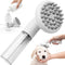 Dog Bath Brush 3 in1 Dog Shampoo Brush Soft Silicone Dog Brush for Pet Grooming Washing Soap Brush 36 Clean brush head for Short and Long Haired D...