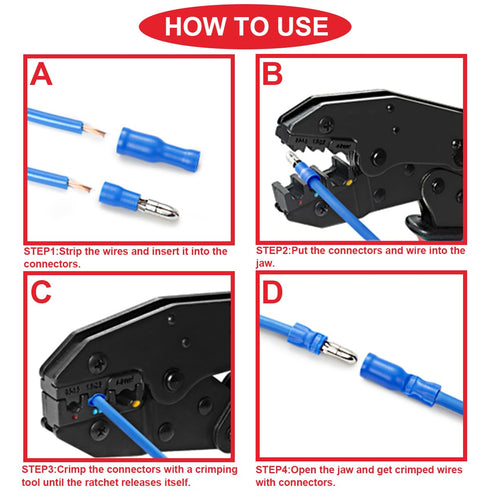 280pcs 22-16AWG Wire connectors Bullet Crimp Terminal Insulated Female and Male Heat Shrink Waterproof Electrical Quick Connector Kit with Colorfu...