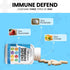 Clean Nutraceuticals Immune Defense Support Supplement 8 in 1 with Zinc 50mg Quercetin, VIT C 1000mg, Vitamin D3 5000 IU, Elderberry, Ginger - Imm...