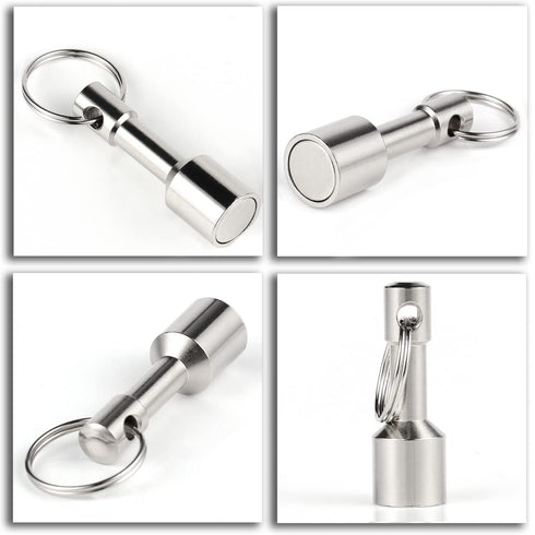 Keychain Magnet for Testing Brass, Pocket Magnets for Purse with Strong Magnetic Rare Earth Neodymium,Gold,Silver, Jewelry, Metals Test Magnet and...