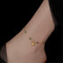 Gold Shell Anklets for Women Waterproof Adjustable Stainless Steel Chain Ankle Bracelet Emerald Tiny Beads Gold Plated Anklet Foot Jewelry...