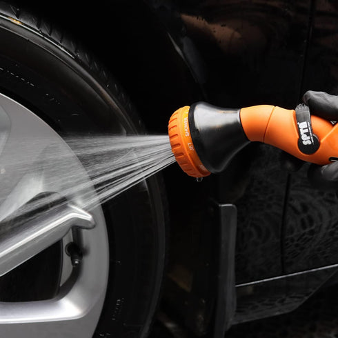 SPTA Garden Hose Nozzle Sprayer, 8 Adjustable Spray Patterns, Water Hose Nozzle Spray Nozzle, High Pressure Hand Sprayer without hose connector, f...