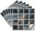 25Pcs Self-adhesive Mosaic Tile transfer for Home Decor, Peel and stick Tile Decal, Water-proof Backsplash Tile Sticker for Kitchen Bathroom,6x6in...