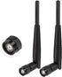 Eightwood 5dBi 2.4GHz WiFi Antenna RP-TNC Male Antennas (2-Pack) Compatible with Trimble Robotic Total Stations, Wireless Router Linksys WRT54G...