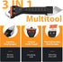 Silicone Caulking Tool Caulk Remover 3 in 1 - Upgraded Grout Removal Tool Kit Smooth Caulk for Bathroom Tub Shower Window Floor Glue Trowel Paint ...