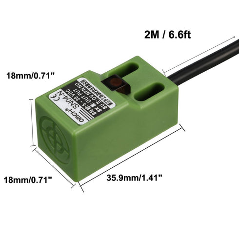 uxcell 4mm Inductive Proximity Sensor Switch Detector NPN NO DC 5-30V 200mA 3-Wire SN04-N for 3D Printer Probe Bed Leveling,MCU Board...