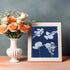 WEBEEDY 30 Sheets Cyanotype Paper Sun Print Paper Kit Sunflower Daisy Sun Art Papers,Flower High Sensitive Cyanotype Papers Nature Printing Paper ...