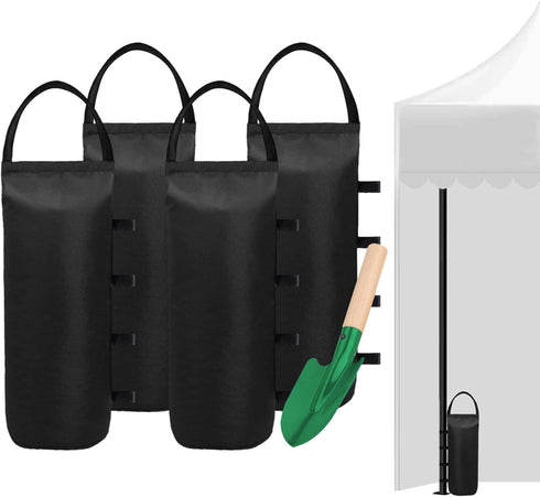 112 LBS Canopy Weights Sand Bags Stabilize Your Pop Up Gazebo with Ez Tent Outdoor Instant Canopies Sand Bags - Heavy Duty Weights for Windy Condi...