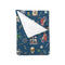 Ocean Pirate Ship Skull Parrot Palm Trees Baby Blanket for Boys Fun Boy's Nautical Nursery Receiving Blankets Soft Flannel Swaddle Blanket Newborn...
