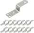 15 Pcs Z Mounting Bracket,3.14 Inchx0.7 Inch Iron Right Angle Corner Bracket with Screws for Shelf Picture Furniture Frame(Silver)...