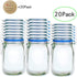 20Pack 1000ml (9.6x6.6inch) Reusable Mason Jar Bags for Candy & Snacks - Leakproof Storage & Display...