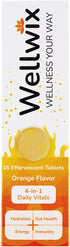 4-in-1 Daily Vitals for Wellness - Electrolytes, Immunity, Antioxidants and Probiotics. Vitamin C 1000 mg, Sodium 200 mg, Potassium 100 mg, Vitami...