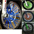 72Pcs Universal Spoke Skins Covers?Wheel Spoke Wraps Skins Pipe Trim Decoration Protector For Motorcycle Dirt Bike Yamaha Honda BMW Suzuki Kawasak...