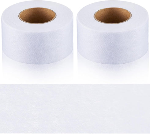 Treela 2 Rolls Fusible Batting Tape for Quilting White Seam Tape Fusible Sheer Tape for Art Quitting Batting Sewing (2 Inches x 20 Yd)...