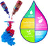 Alcohol Ink Set - 24 Bottles Vibrant Colors High Concentrated Alcohol-Based Ink, Concentrated Epoxy Resin Paint Colour Dye Great for Resin Petri D...