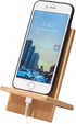 Bamboo Phone Stand with Charging Hole Detachable Portable Wood Mobile Phone Holder...