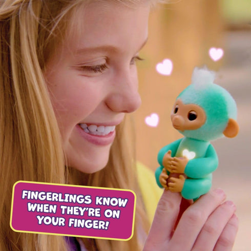 2023 NEW Interactive Baby Monkey Reacts to Touch – 70+ Sounds & Reactions – Charli (Purple)...