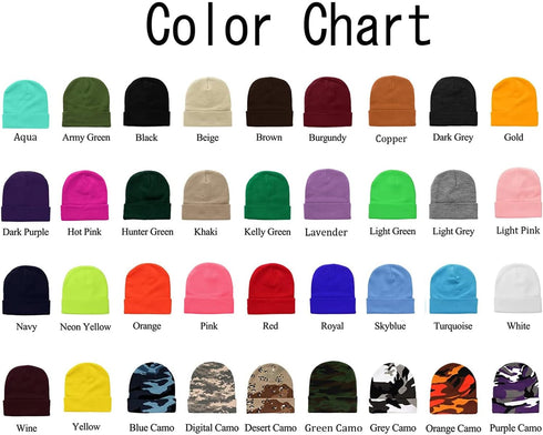 Falari Men Women SKull Knitted Beanie Hat Ski Cap Plain Solid Color...