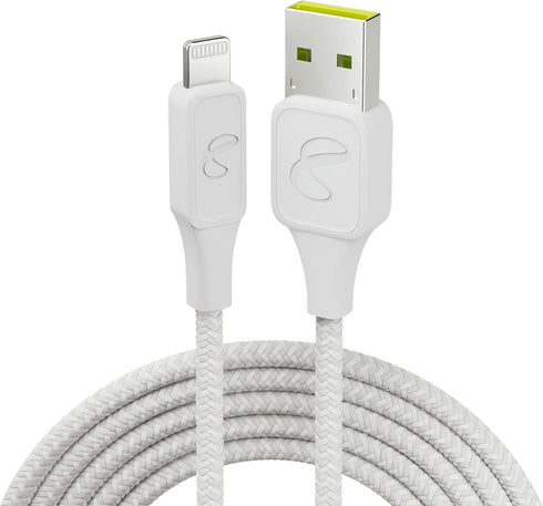 InstantConnect USB-A to Lightning -Charging Cable for iPhone and iPad - White......