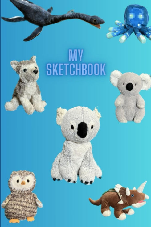 Stuffy Sketchbook: Kids Sketchbook: Drawing pad: Sketchpad/ Art Book: 200 Pages: 6x9 Inches: Easy to Carry; Designed for kids...