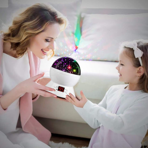 MOKOQI Star Night Light Projector for Kids with Timer - Glow in The Dark Stars and Moon, Best Gift for 1-14 Years Old...