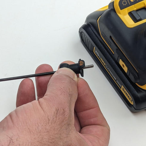 Spider Tool Holster - Drill Pins - Pack of Three - Attaches to The Side of Any Brand Power Drill and Driver with provided Screws - Pairs with Spid...