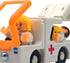 Kids Educational Wooden Train Track and Medical Rescue Vehicle Building Set, Wooden and Plastic Toys for Boys and Girls (Rescue kit)...
