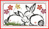 Cross Stitch Kits, Awesocrafts Little Rabbit Lovers Easy Patterns Cross Stitching Embroidery Kit Supplies Christmas, Stamped or Counted (Rabbit, S...