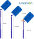 Reusable Dusters Multi Surface Duster Refills Kit with Extender Handle (1 Long Handle + 1 Short Handle + 5 Washable Color Duster Refill)...