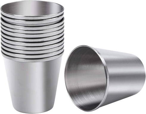 Ruisita 12 Pieces Stainless Steel Shot Cups Stainless Steel Shot Glass Drinking Tumbler (1 Ounce/30 ml)...