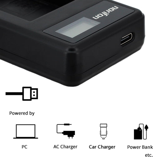 NP-45 LCD USB Charger for Fujifilm FinePix JX250, JX400, J38, J10, J20, JX520, JX580, JX300, JX680, JX370, JV200, JV100, JZ250, JZ100, JZ300, T550...