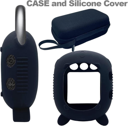 Hard Carrying Case and Silicone Cover for JBL Clip 4 Portable Bluetooth Speaker, Protective Travel Case Storage for JBL Clip 4 (Hard Case+Silicone...