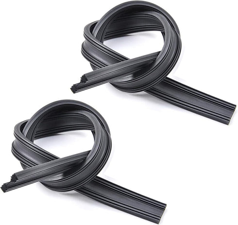 MIKKUPPA 28" Silicone Windshield Wiper Blades Refills, 4 Pack Adjustable Universal Wiper Refills Replacement for Ford Chevy Tesla Toyota Hyundai H...