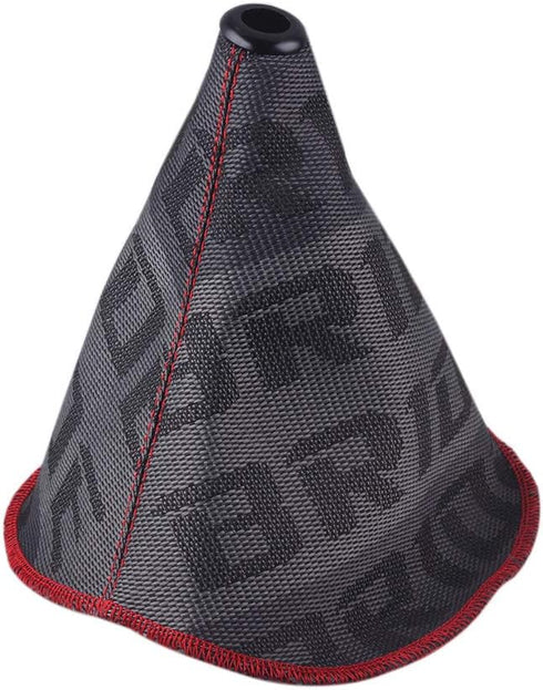 Universal Shift Boot Cover,Fabric Shifter Manual/Auto Shift Knob Boot Dust Cover (Gray)...