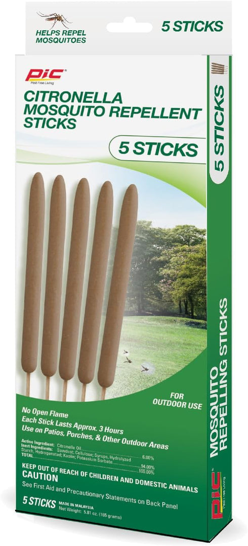 PIC CIT STK Citronella Sticks, green...