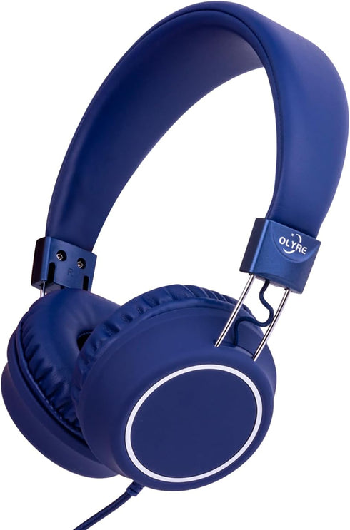 Kids Headphones Wired for School with Microphone, Lightweight Foldable Wired Headphones for School Age Kids with in-Line Control for Boys and Girl...