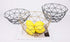 Geometric Metal Wire Fruit Bowl, Iron Arts Fruit Storage Baskets for Kitchen Counter (Black, Normal)...