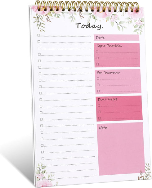 To Do List notepad - To Do List Notebook for Work with 52 Sheets, Undated Daily Planner Perfect for Daily Tasks and Goal Setting, To Do List Notep...