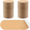 130 Pcs Cork Coasters, SPOKKI 3.5“ Self-Adhesive Cork Sheets Cork Board for DIY Coasters with Strong Adhesive-Backe, DIY Crafts Thin Drinks Cork C...