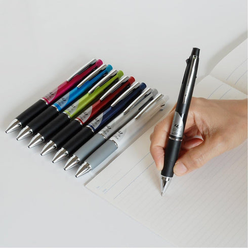 Uni Jetstream 0.7 mm Ballpoint Multi Pen and 0.5 mm Pencil, Pink Body (MSXE510007.13)...